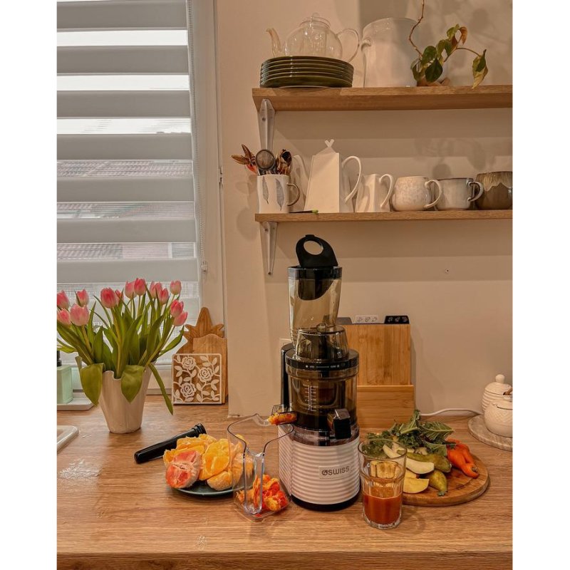 4SWISS Slow Juicer White BM202 | Model 33431