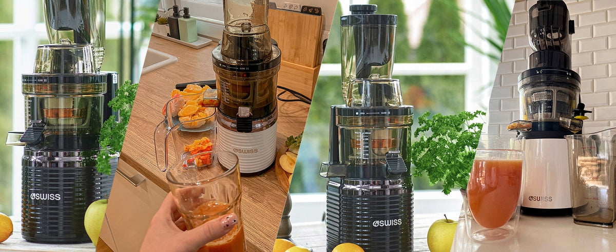 4SWISS Slow Juicer White BM202 | Model 33431