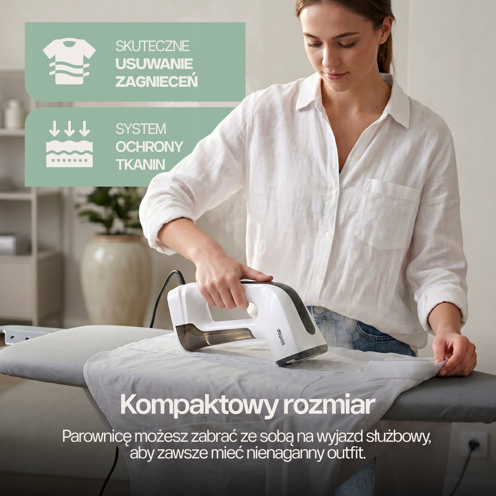 4SWISS Garment Steamer 4Swiss VS026 DuoSteam 280 mm Width 350 mm Height