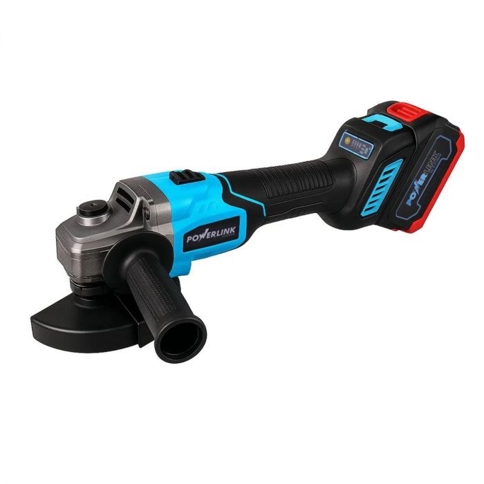 POWERLINK AG803 Cordless Angle Grinder with Handle