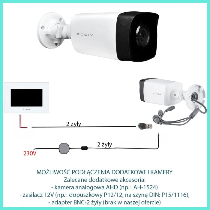 VIDOS X M10W-X Video Intercom Monitor