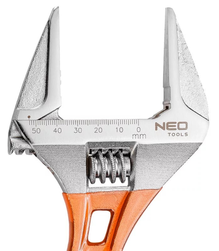 Klucz nastawny krótki 185 mm  zakres 0-53 mm