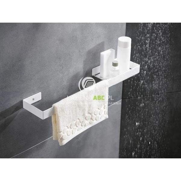 SILIA Double Towel Rail Wall-Mounted Matte Black 5 kg ADI N631