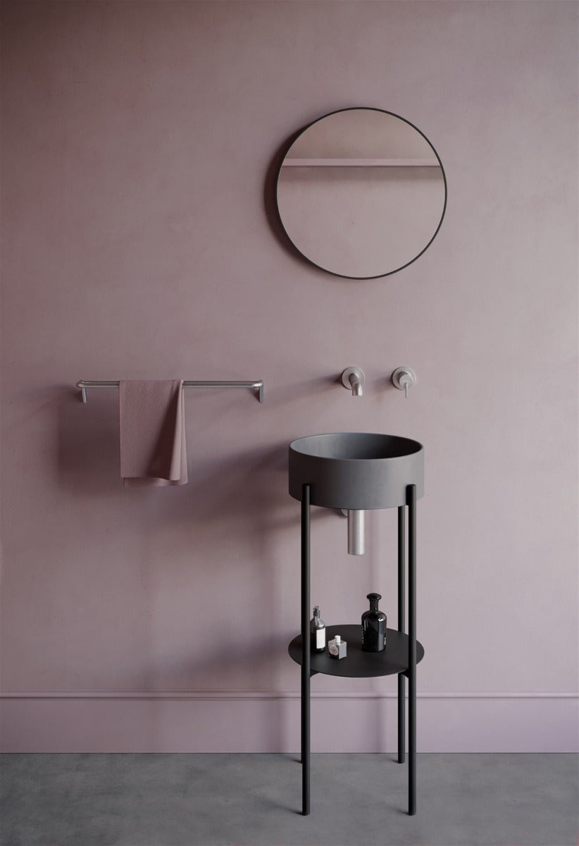 Deante Floor-Standing Bathroom Console Black Silia