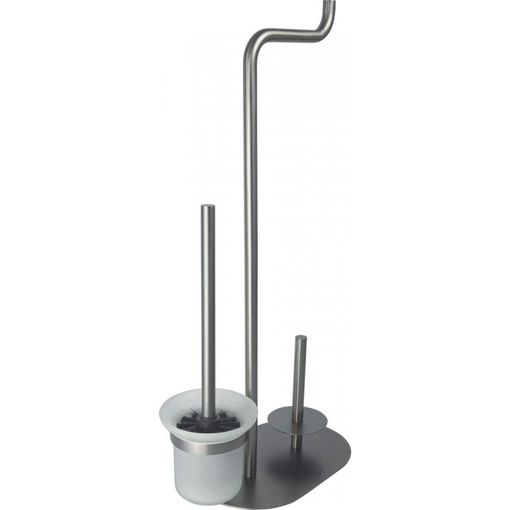 Deante Toilet Paper Holder 3-Function Silia Titanium