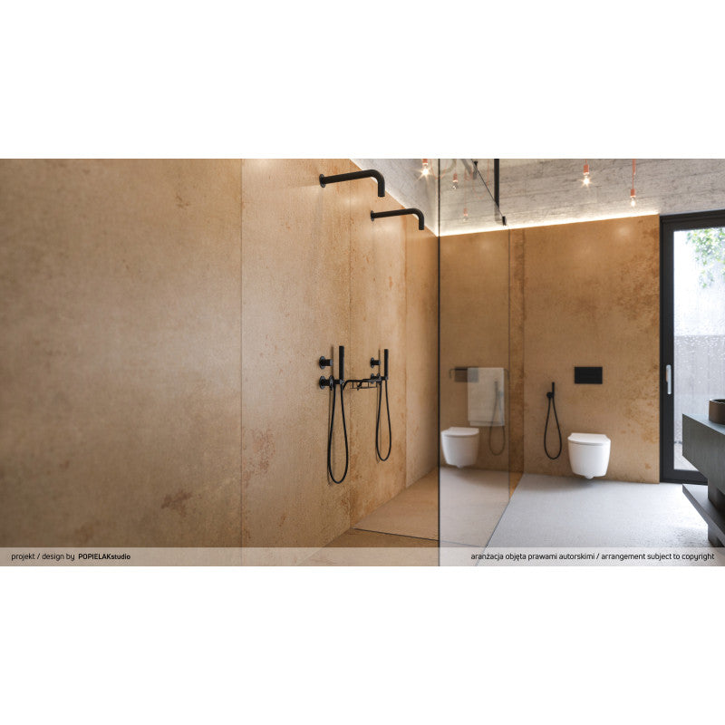 Deante Concealed Shower Set Matte Black Standard with Hand Shower NQSN9XK