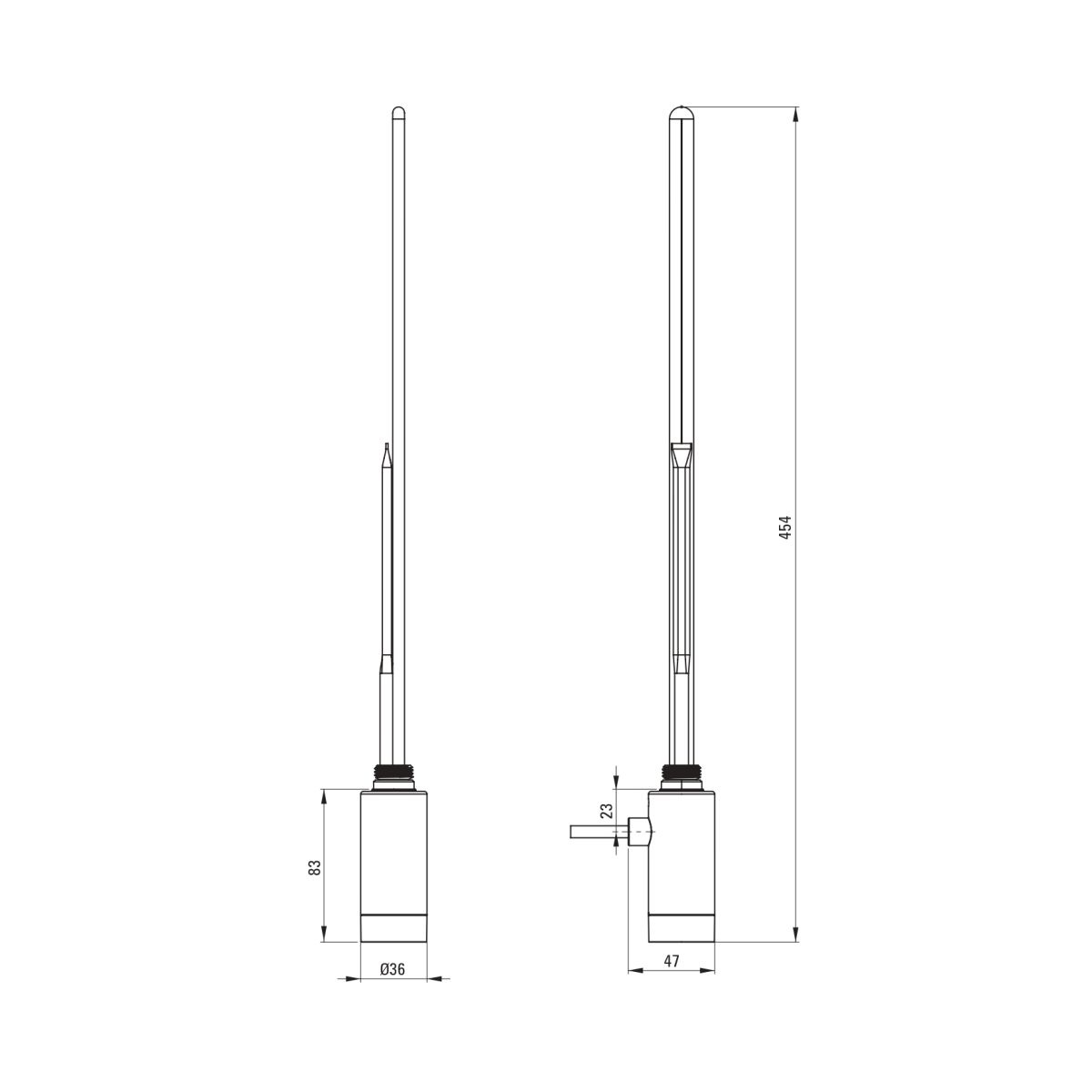 Deante Heater for Bathroom Radiator 600W 230V/50Hz IPx5 A601