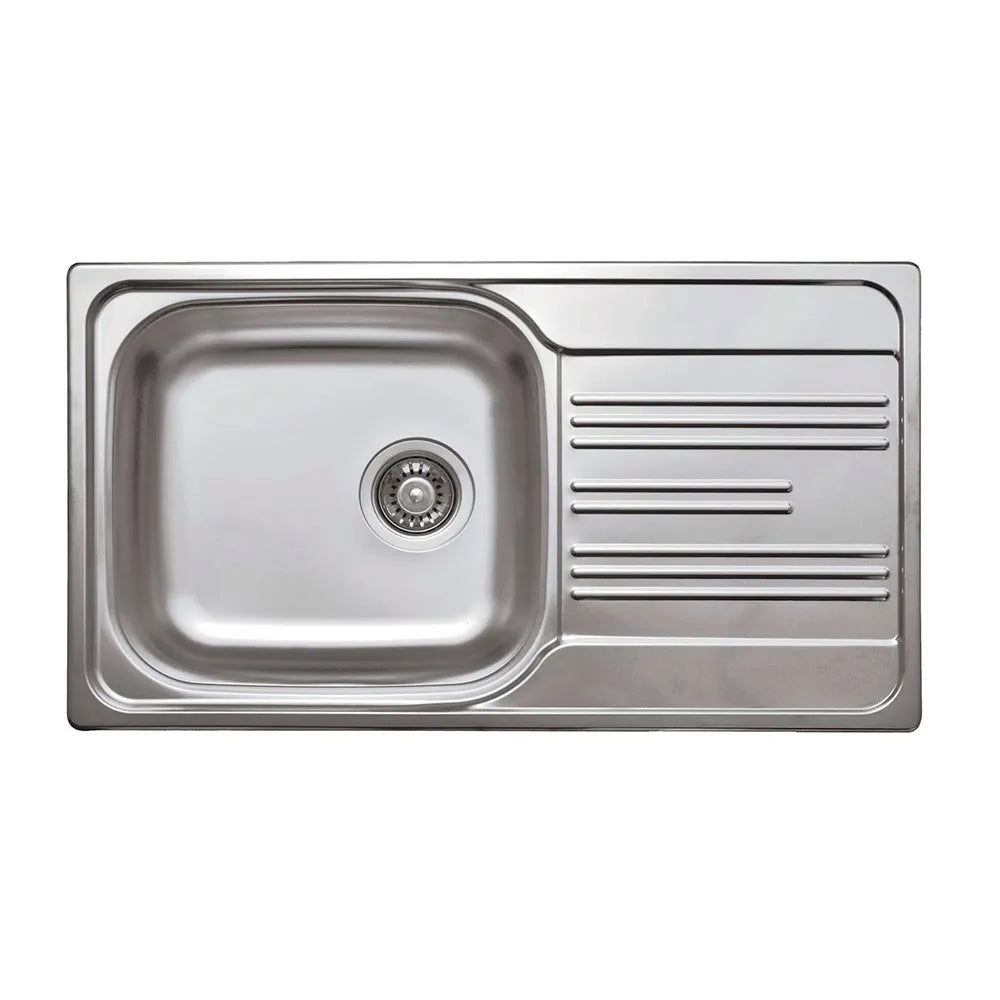 Deante Granite Sink with 1-Bowl Faucet and Drainer