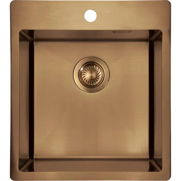 Deante Granite Sink with 1-Bowl Faucet and Drainer