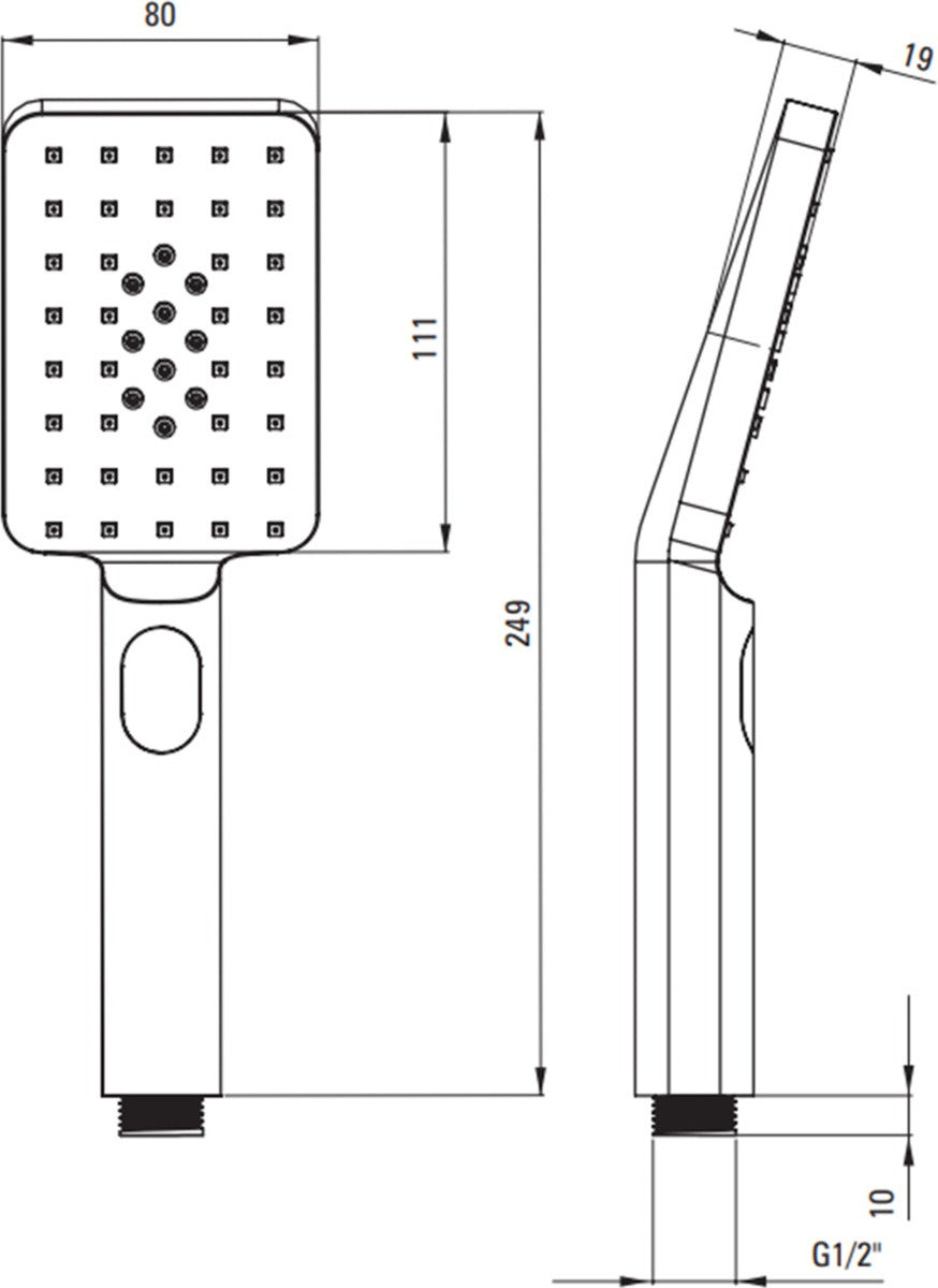 Deante Point Shower Set