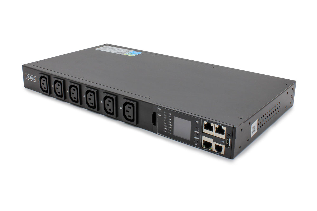 SMART PDU 1U Power Strip 12x C13 C20 Socket