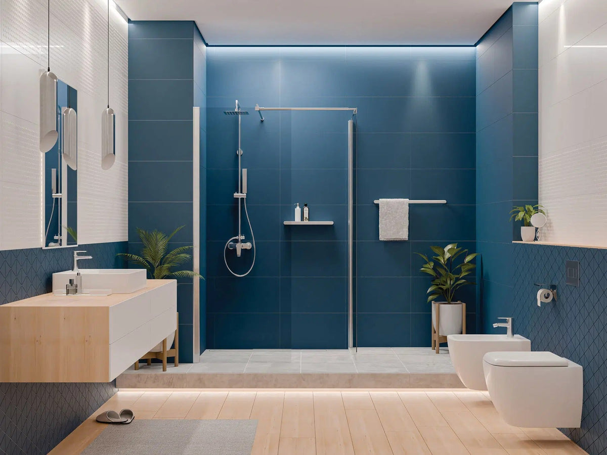 Deante Shower Set Rain Shower Wall-Mounted Chrome Corio NAC01PM