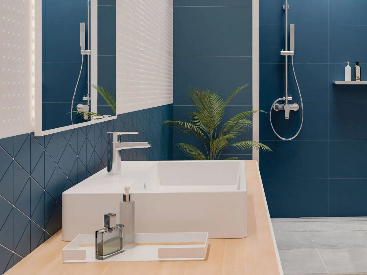 Deante Shower Set Rain Shower Wall-Mounted Chrome Corio NAC01PM