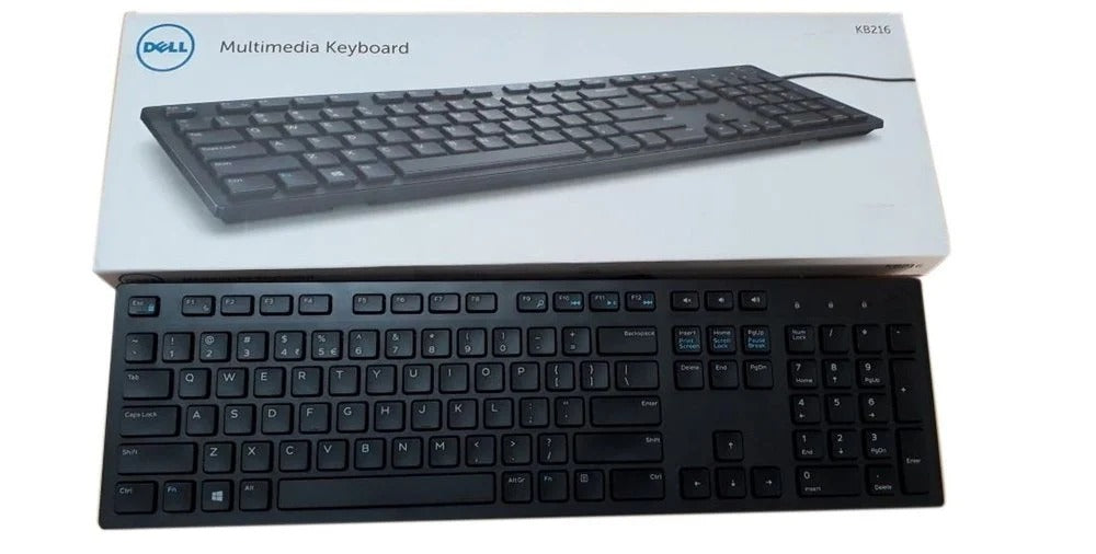 Dell QuietKey Keyboard KB216 USB 580-ADHK