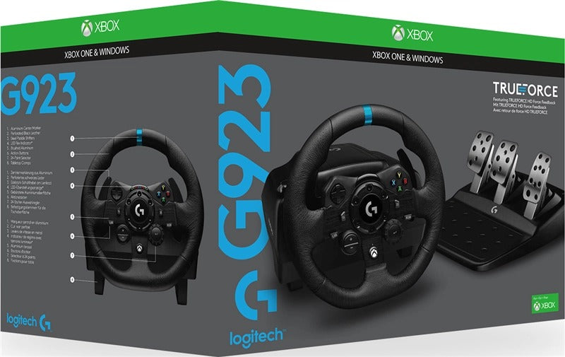 Logitech G923 Steering Wheel for PS5/PS4/PC + Shifter for G29, G920 | Model: 41361