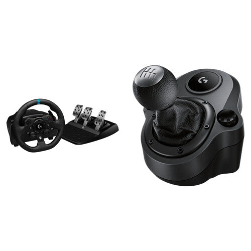 Logitech G923 Steering Wheel for PS5/PS4/PC + Shifter for G29, G920 | Model: 41361