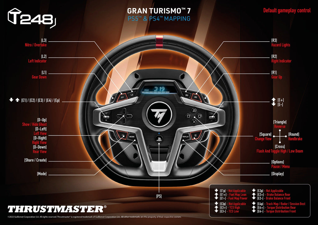 Thrustmaster T248 Racing Wheel for Xbox, PC + Shifter TH8A