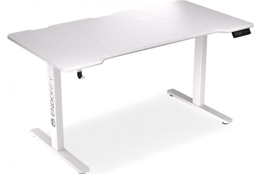 ENDORFY Atlas L Electric Desk, White 150 cm x 78 cm + Scrim Chair OWH White | Model: 46939
