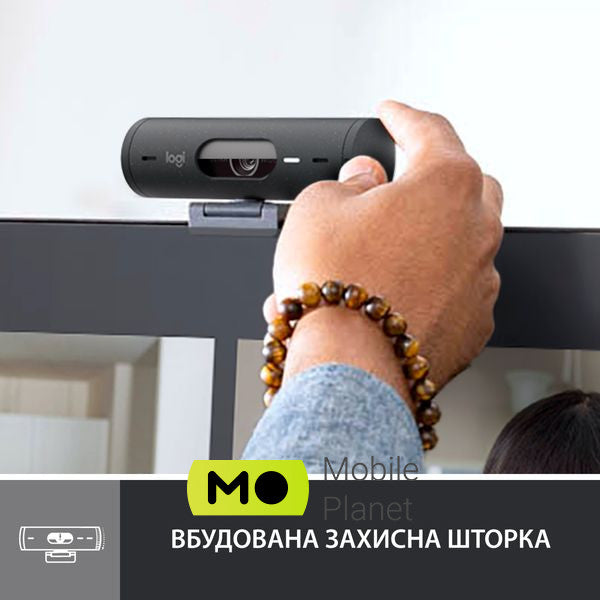 Logitech Brio 500 Webcam Graphite (960-001422) + H390 (981-000406)