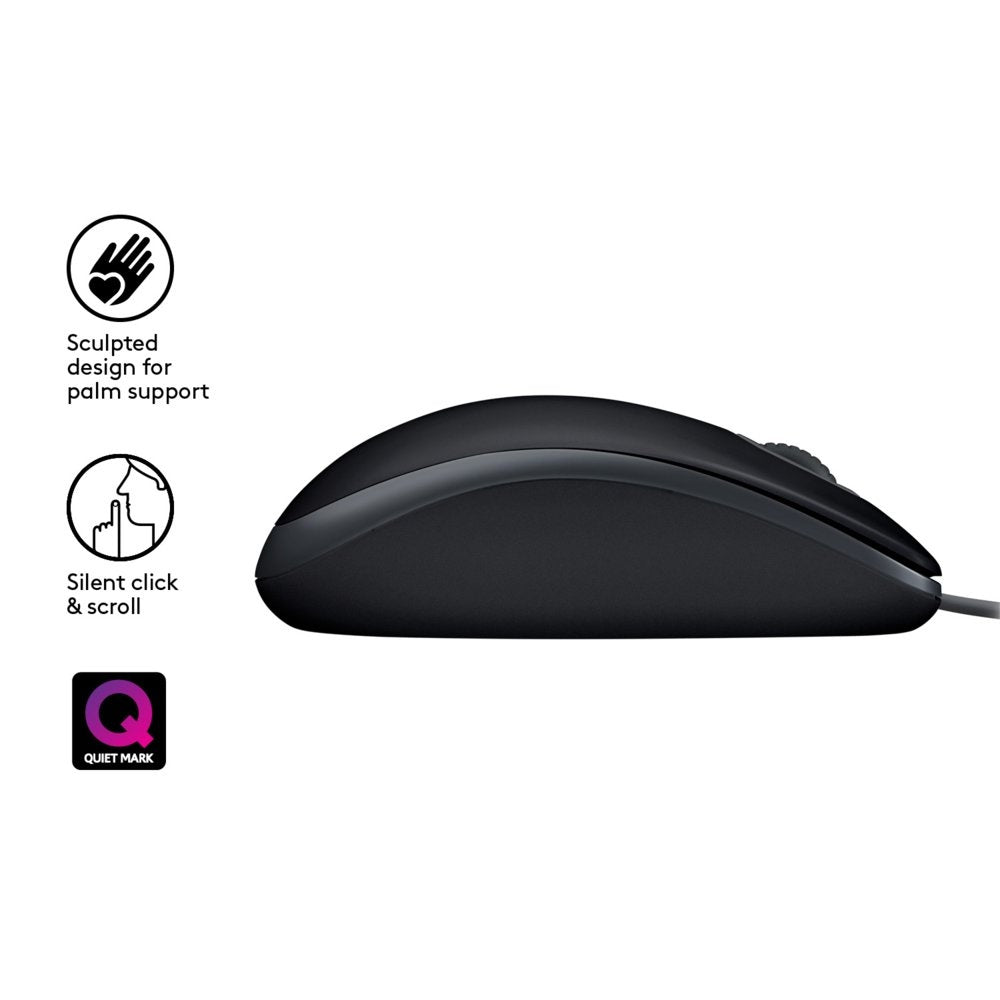 Logitech Mouse B110 Silent + Studio Series - GRAPHITE (910-005508)