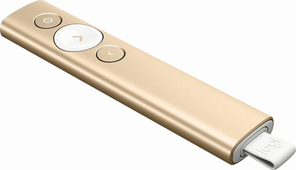 Logitech Spotlight Presentation Remote Gold + MX Anywhere 3S Graphite | Model 910-004862,910-006929