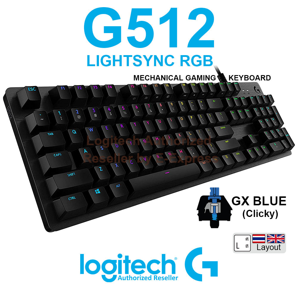 Logitech G512 GX Brown Keyboard + G733 Lightspeed Black | Model 920-009352,981-000864