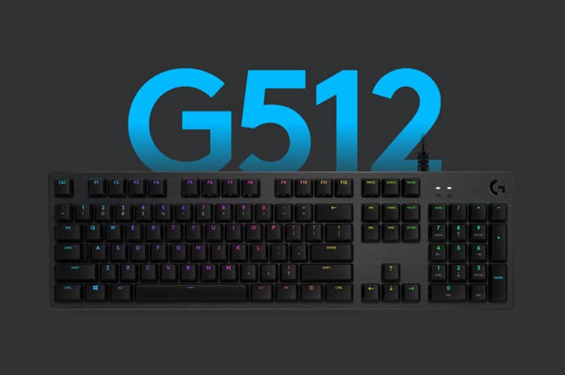 Logitech G512 GX Brown Keyboard + G733 Lightspeed Black | Model 920-009352,981-000864