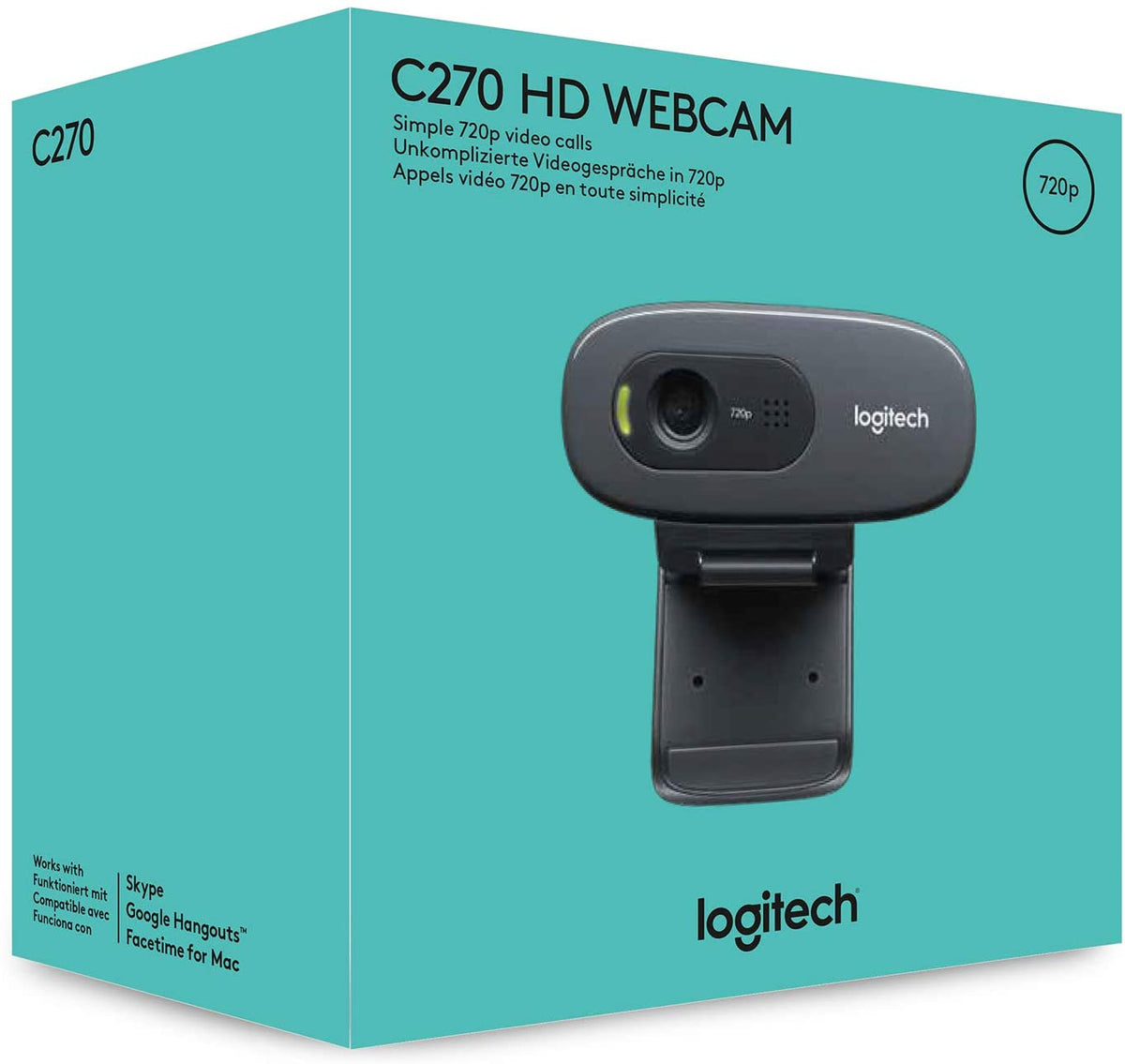 Logitech C270 Webcam + H390 | 37912