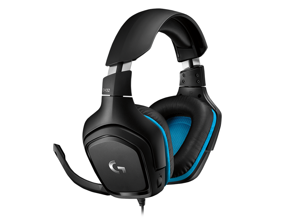 Logitech G432 Blue Headphones | Model 981-000770