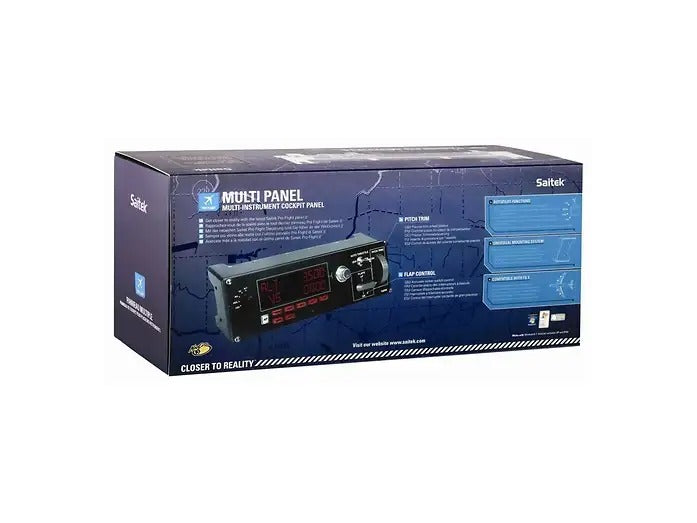 Logitech G Saitek Pro Flight Multi Panel USB + G X56 Hotas Gaming Controller PC Model 47015