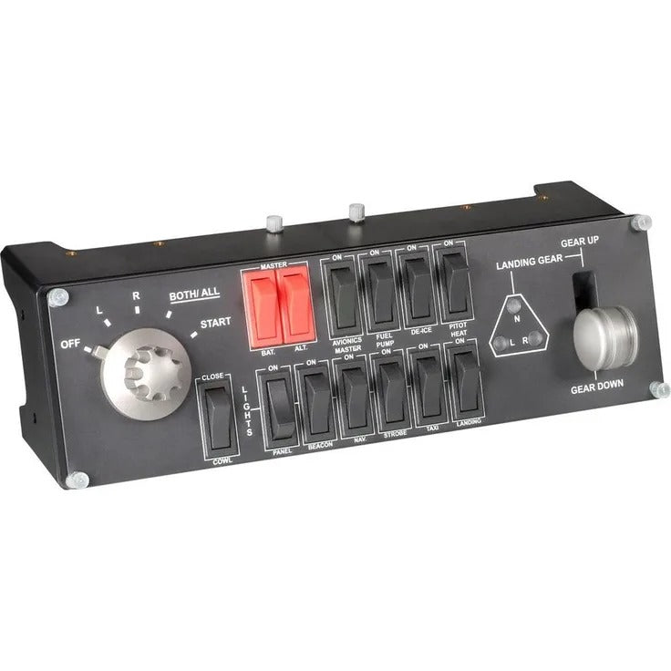 Logitech G Saitek Pro Flight Multi Panel USB + G X56 Hotas Gaming Controller PC Model 47015