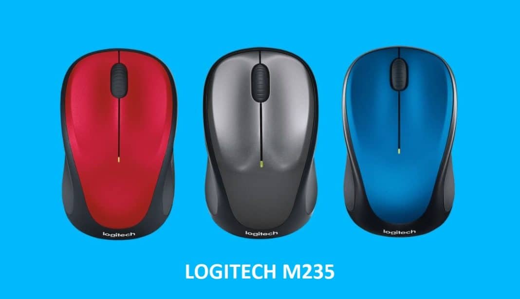 Logitech M235 Mouse Grey Wireless Model 910-002496/ 910-002497