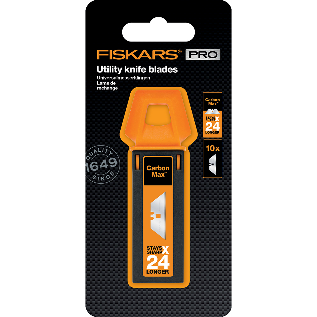 Fiskars 1027230 CarbonMax Universal Knife Blade, 10 pcs.