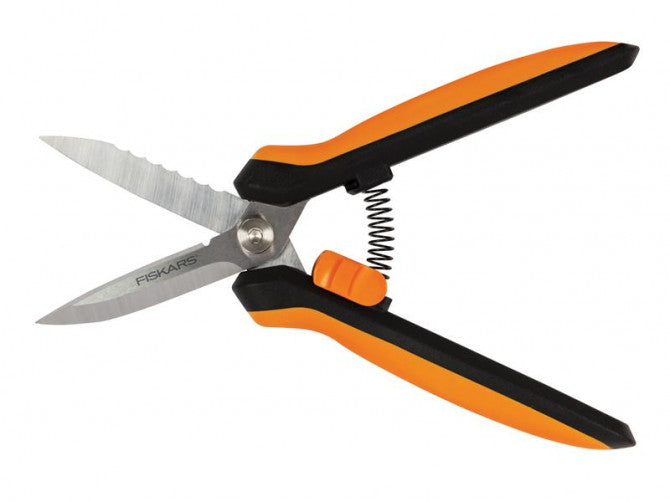 Fiskars Multi-Purpose Garden Shears 20.6 cm Stainless Steel Blades Black/Orange SP-320 (1063328)