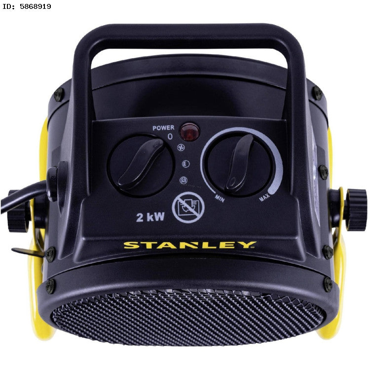 Stanley SXJH002000E 2000W Heater for 20 m² - Black/Yellow (SXJH002000E)