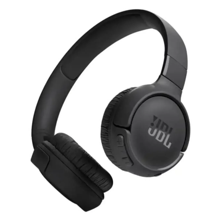 JBL Tune 520BT Wireless On-Ear Headphones, Bluetooth, 57 Hours Playback, Black, JBLT520BTBLKEU