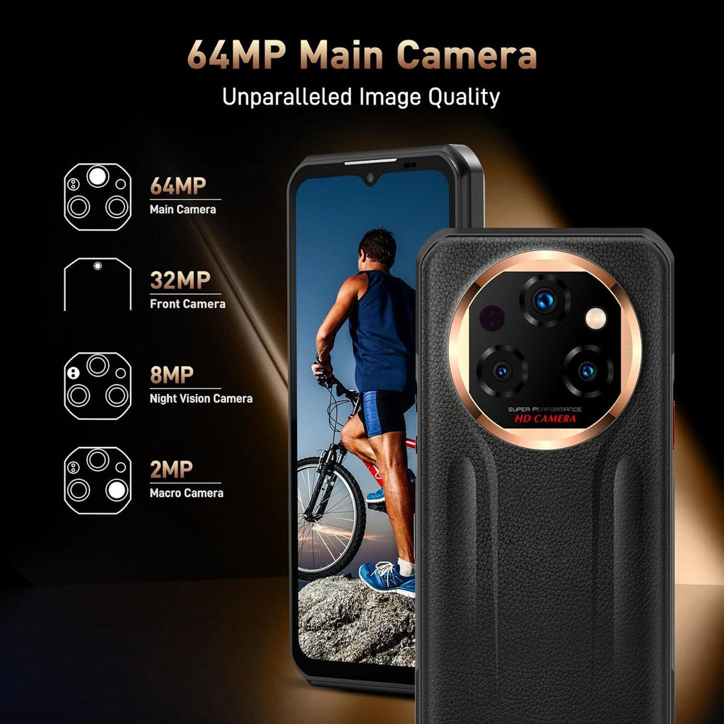 OUKITEL WP39 Pro 6.52" Smartphone 12GB 512GB 11000mAh Gold WP39Pro-GD/OL