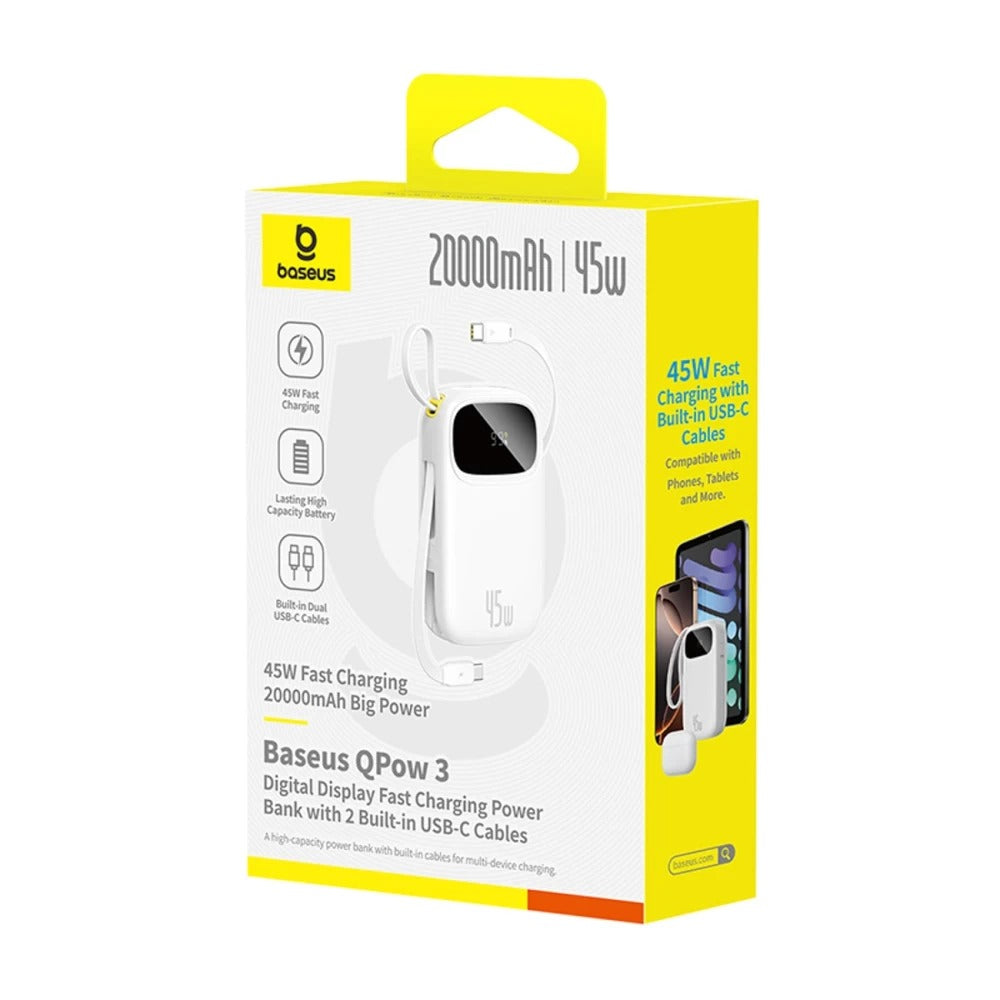 Baseus EnerFill FC31 Power Bank 20000mAh White