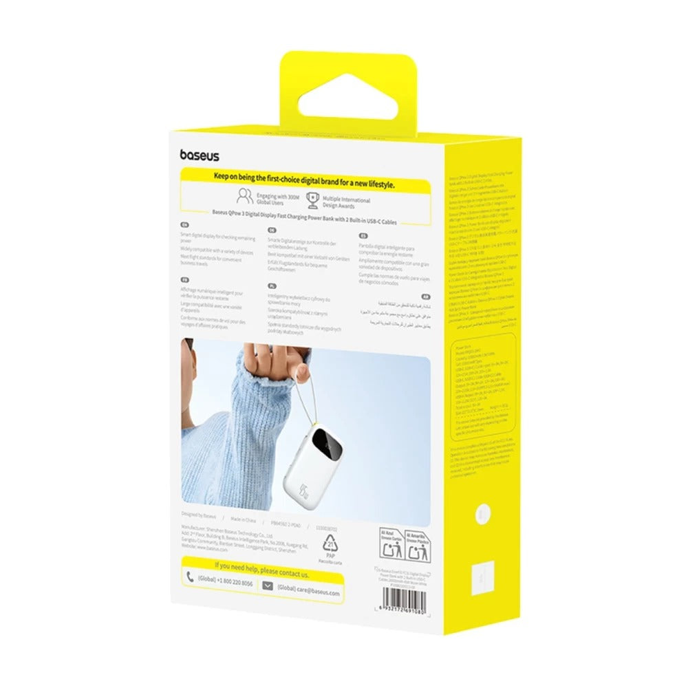 Baseus EnerFill FC31 Power Bank 20000mAh White