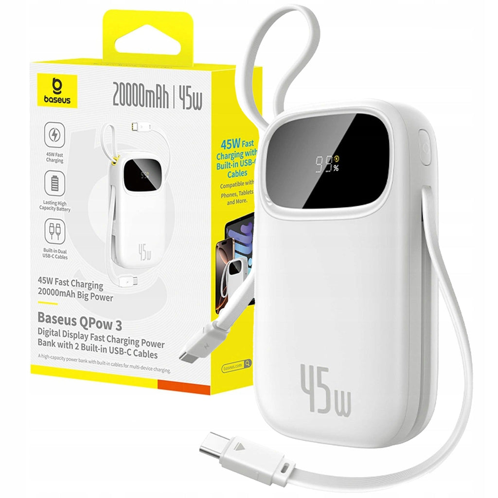 Baseus EnerFill FC31 Power Bank 20000mAh White