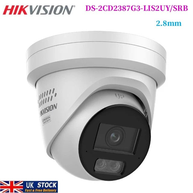 Hikvision DS-2CD2387G3-LIS2UY/SRB IP Camera 2.8 mm BLACK