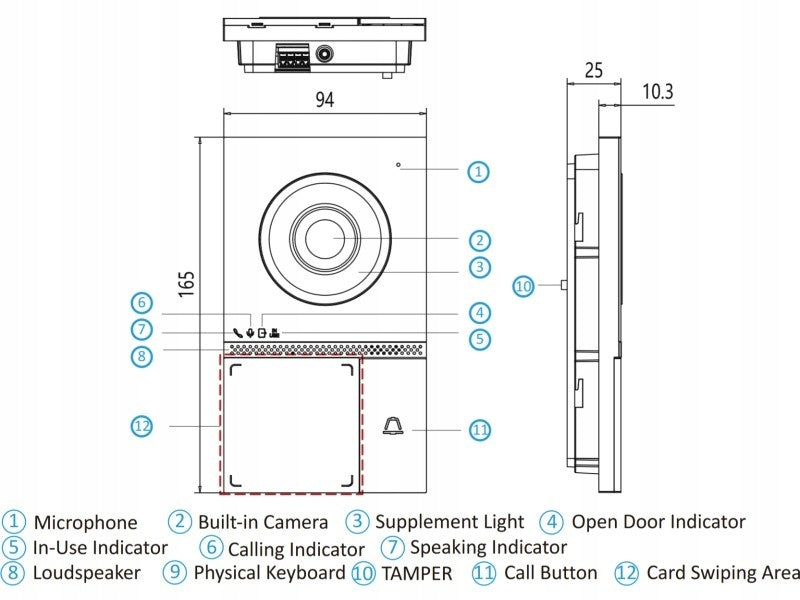 HIKVISION DS-KV7413EY-IME2-1/2/4 Door Station
