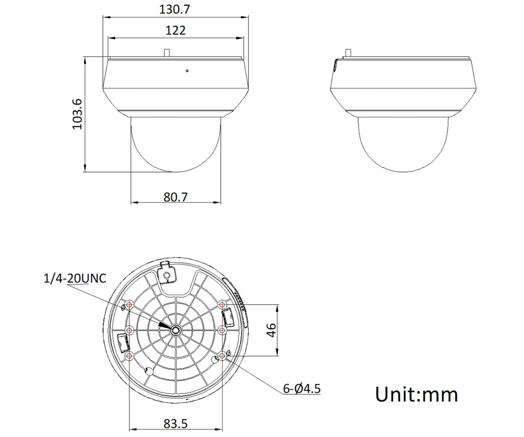 HIKVISION DS-2DE2A404IWG1-E PTZ 4MP Camera (DS-2DE2A404IWG1-E(O-STD))