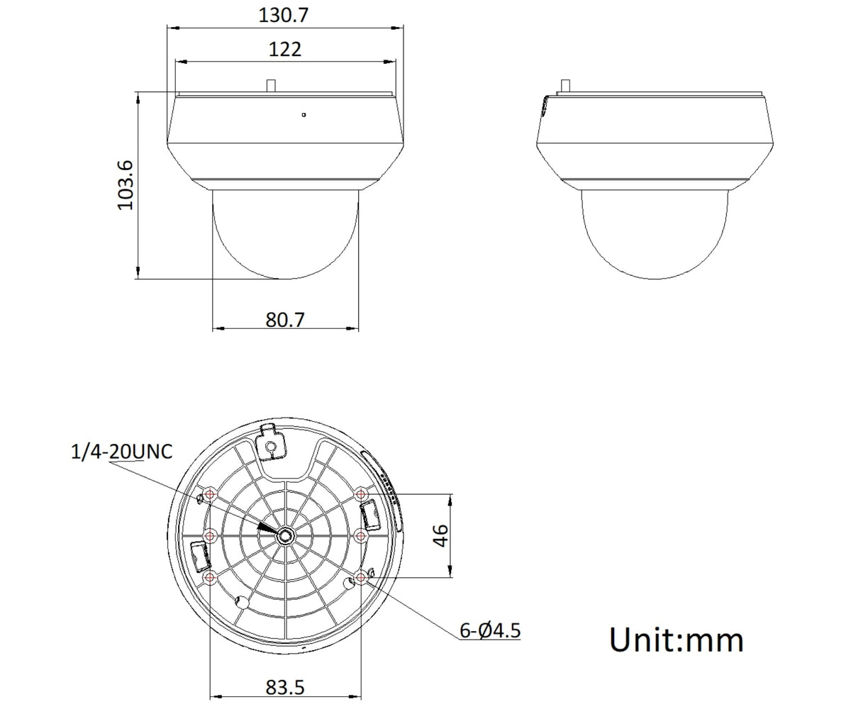 HIKVISION DS-2DE2A404IWG1-E PTZ 4MP Camera (DS-2DE2A404IWG1-E(O-STD))