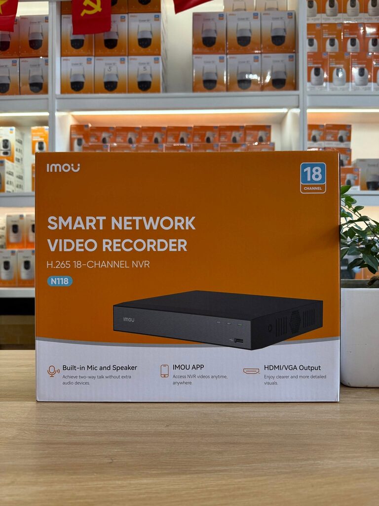 imou IP NVR 18 Channels Wi-Fi Recorder | Model: NVR-N118-8A0E-P