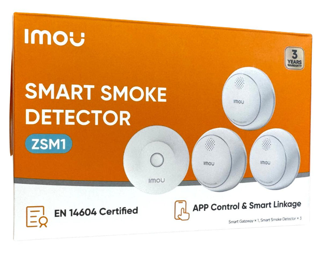 imou ZSM1 Kit-EU-3 - Smart Smoke Detector - 3pcs - EN 14604 Certified