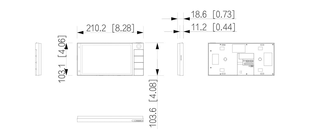 DAHUA Smart Panel - IP/Wi-Fi Connectivity - 2-Wire Installation - Model: 17975