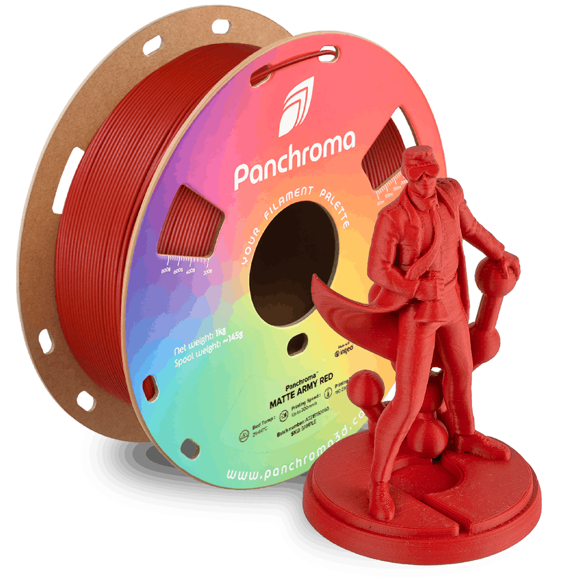 Polymaker Panchroma PLA Matte Army 3D Printing Filament (CA04013)