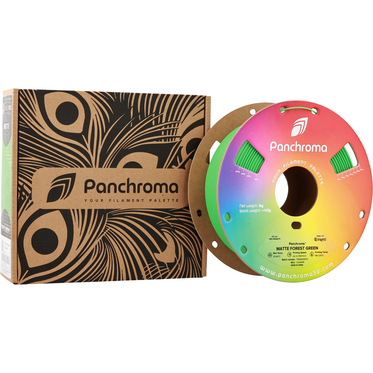 Polymaker Panchroma PLA Matte 3D Printing Filament - Wide Color Range - Compatible with All 3D Printers - CA04019