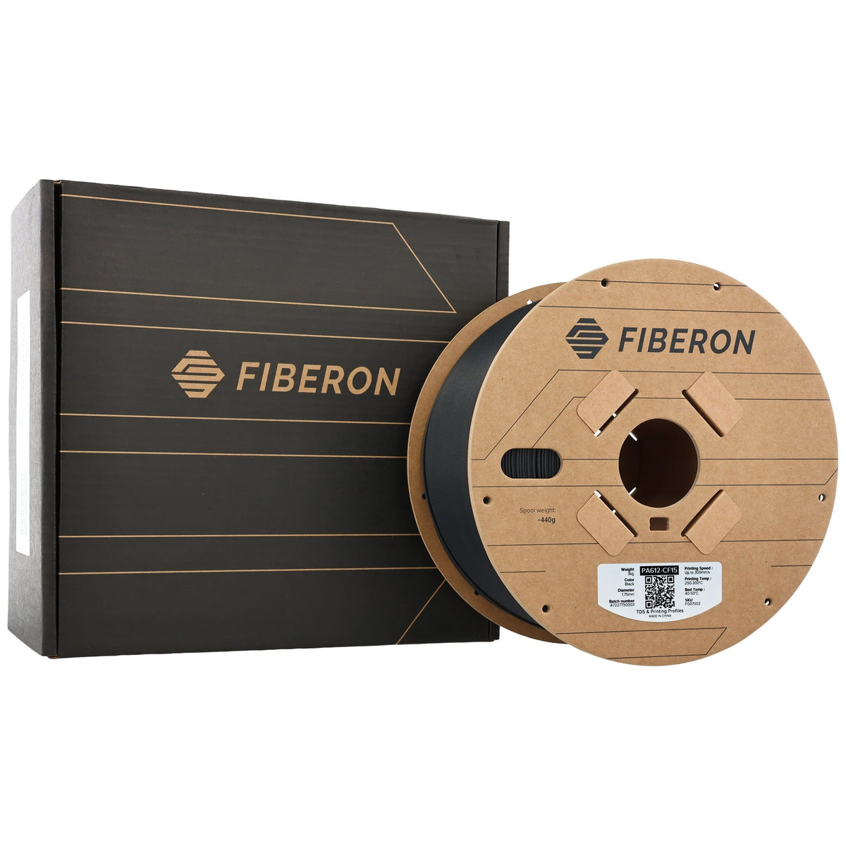Polymaker FG07002 Fiberon PA612-CF15 Filament 1.75 mm 3000 g